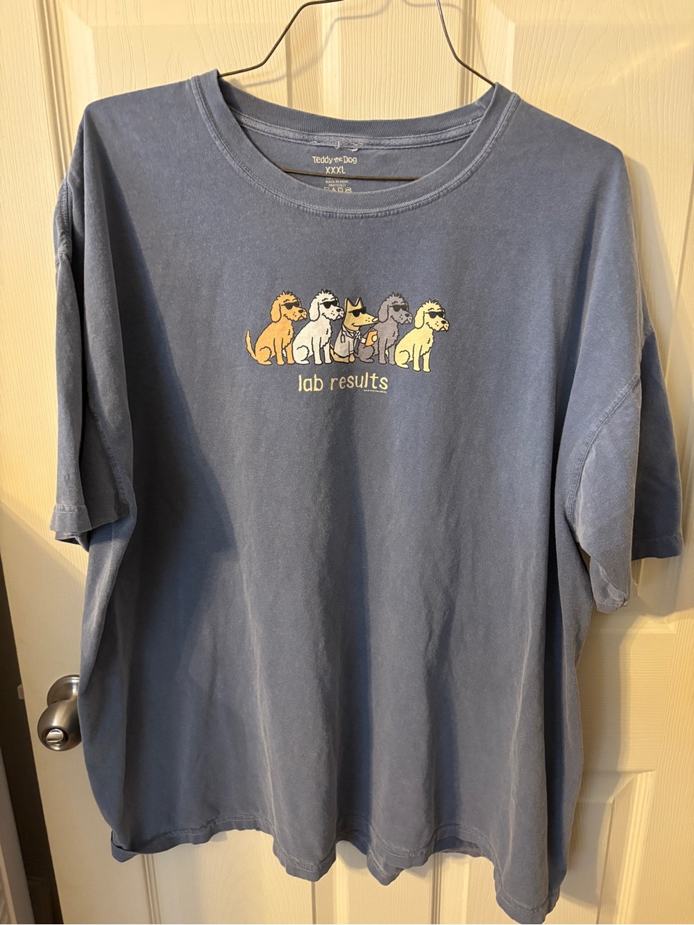 Teddy The Dog Lab Results T  3XL graphic T Dog Lover Veterinary Humor